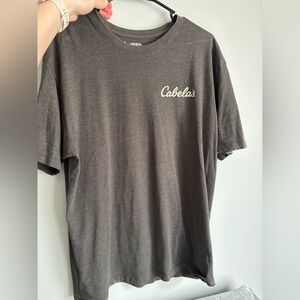 Cabela's Men's Charcoal Short Sleeve Tee